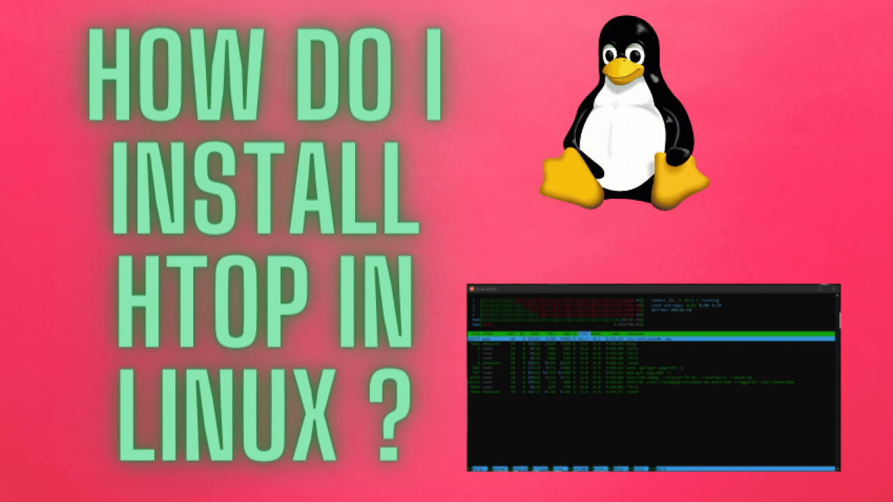 How to Install Htop on Ubuntu 22.04 LTS